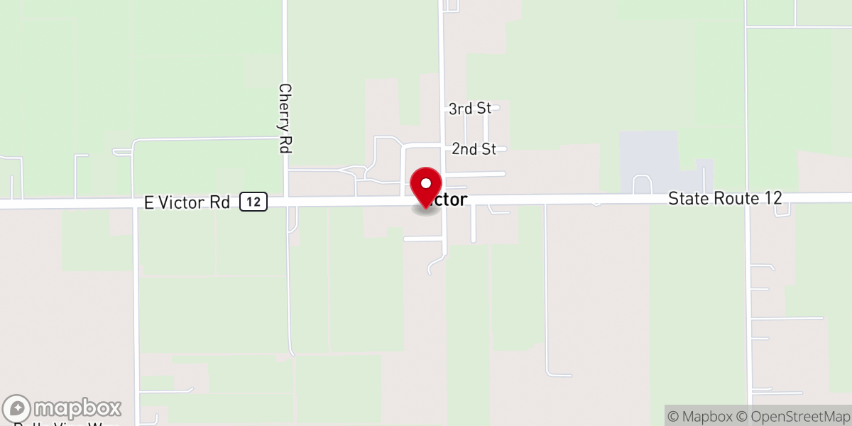 Map showing location of United States Postal Service