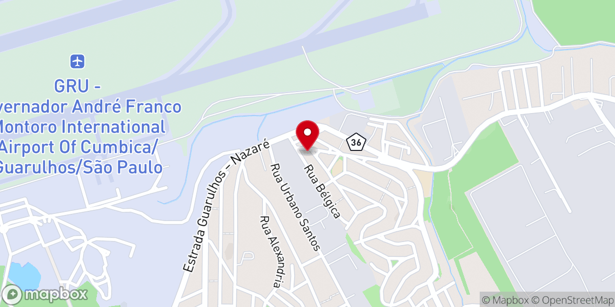 Map showing location of Mover Renovo - Igreja Batista