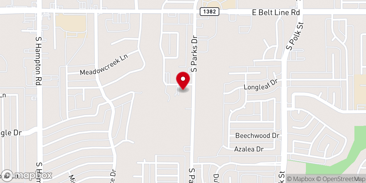 Map showing location of Greater True Vine Church
