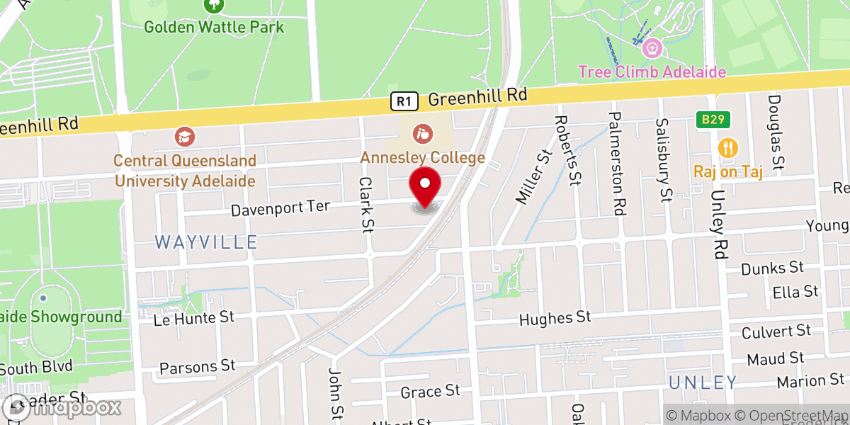 Map showing location of Ukrainian Catholic Church of Our Lady of Protection