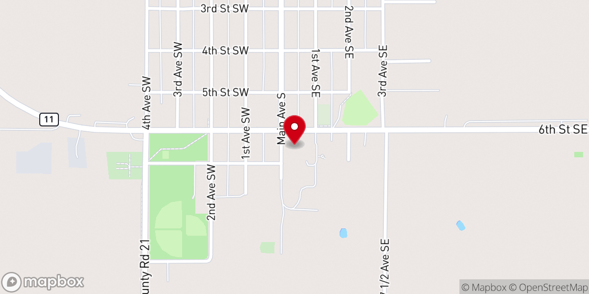 Map showing location of Sisters of St Francis Convent