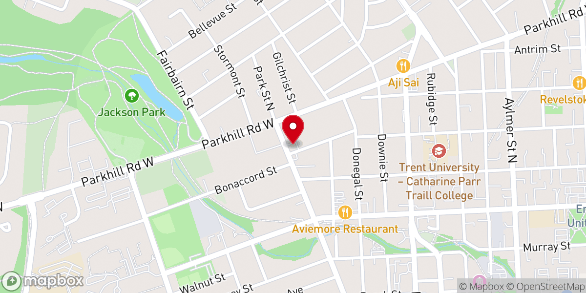 Map showing location of Park St Gospel Hall