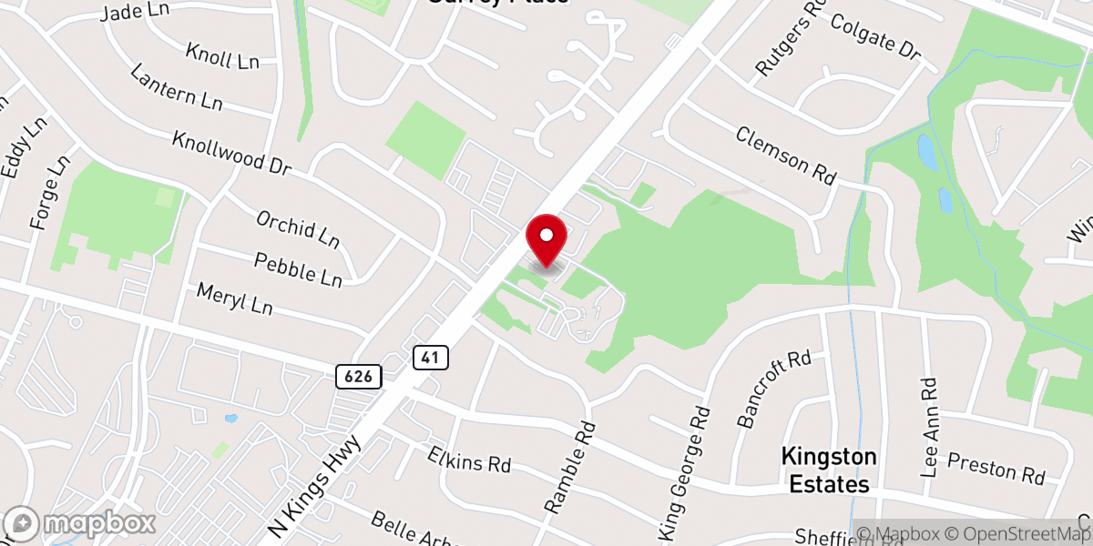 Map showing location of Hope of Israel Congregation
