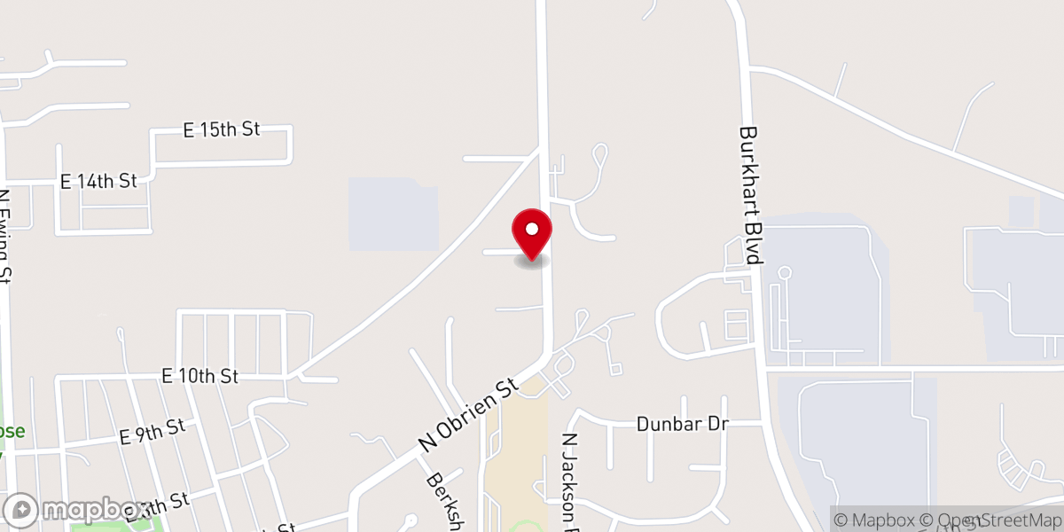 Map showing location of New Beginnings Church of God
