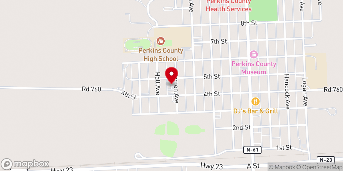 Map showing location of Grant United Methodist Church
