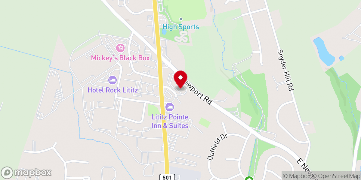 Map showing location of Transfiguration Orthodox Church
