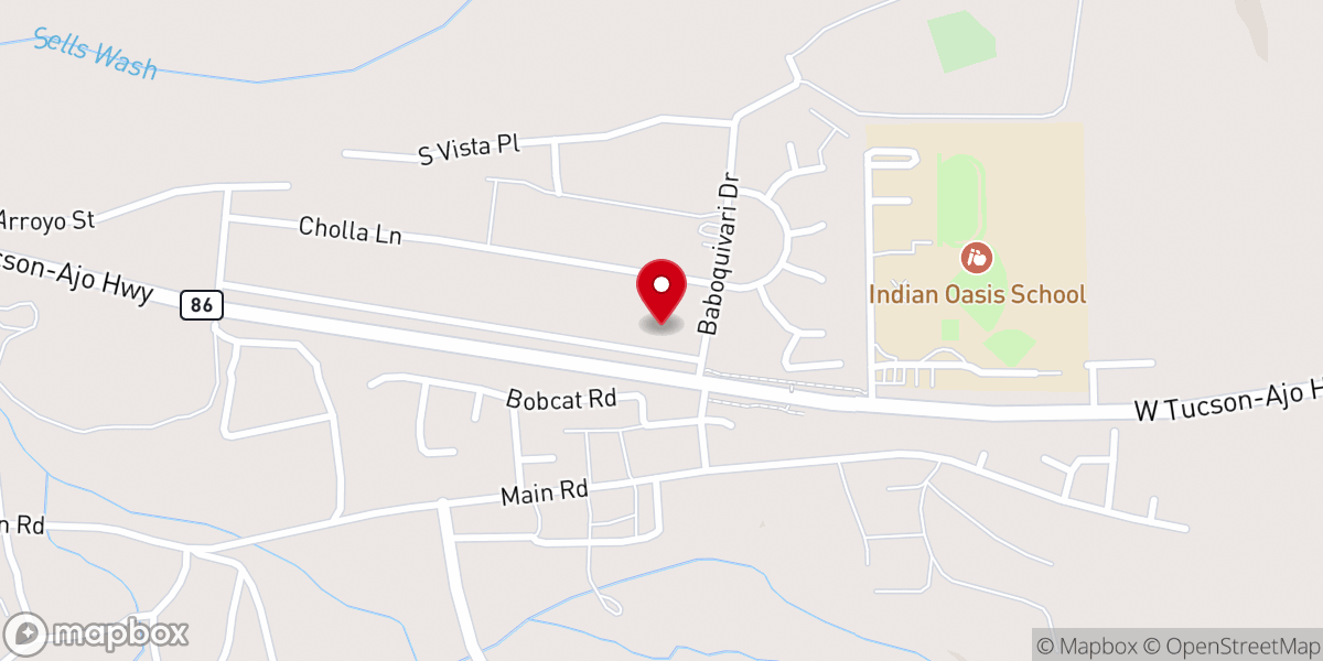 Map showing location of The Door Church