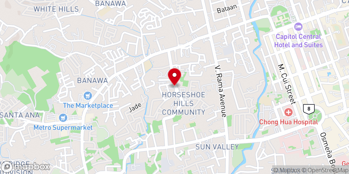 Map showing location of Alliance of Two Hearts Church