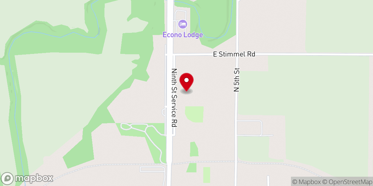 Map showing location of Salina Church of Christ
