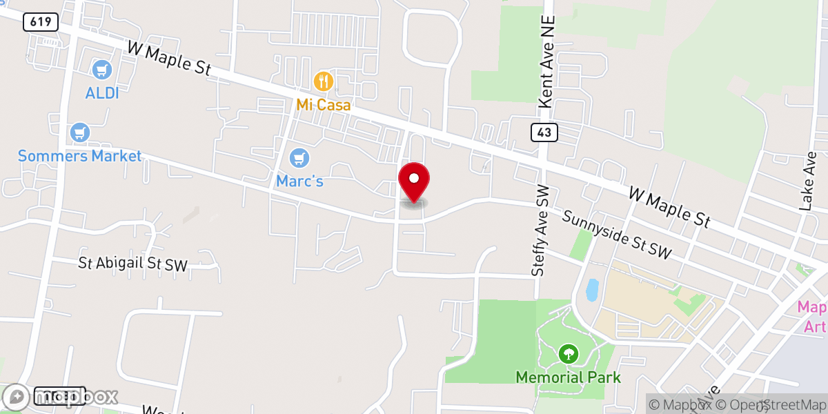 Map showing location of New Life Christian Fellowship