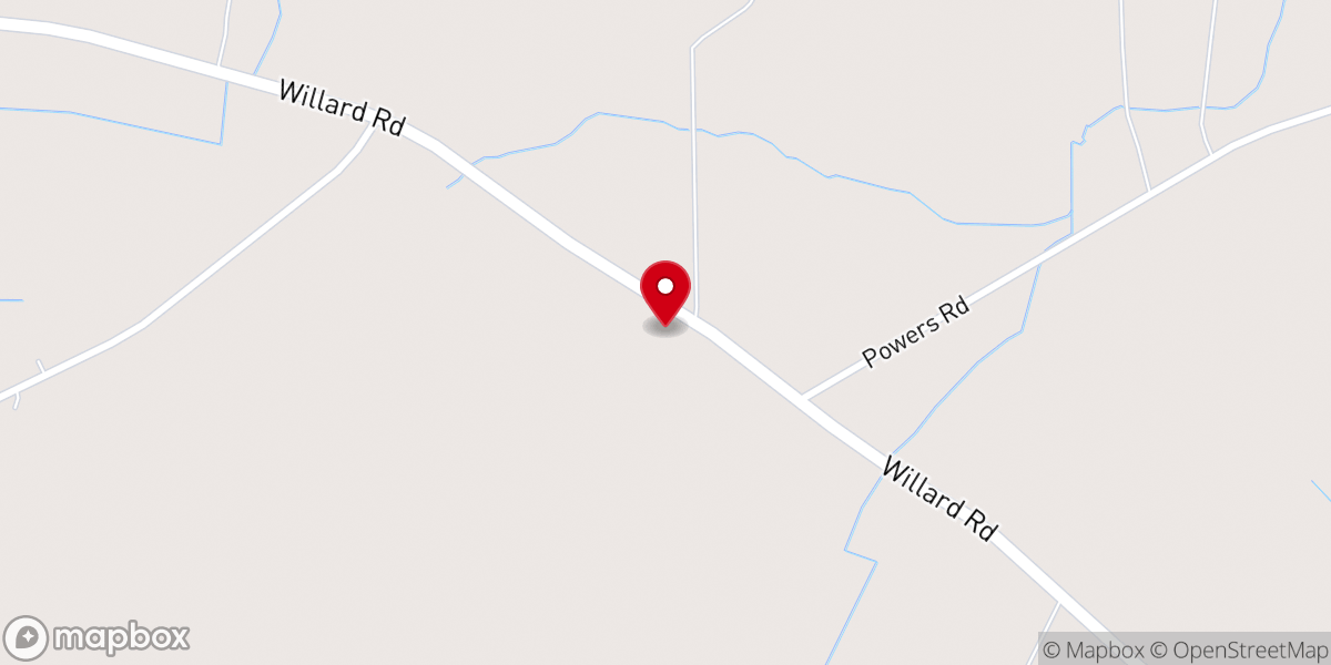 Map showing location of Mills Memorial Church