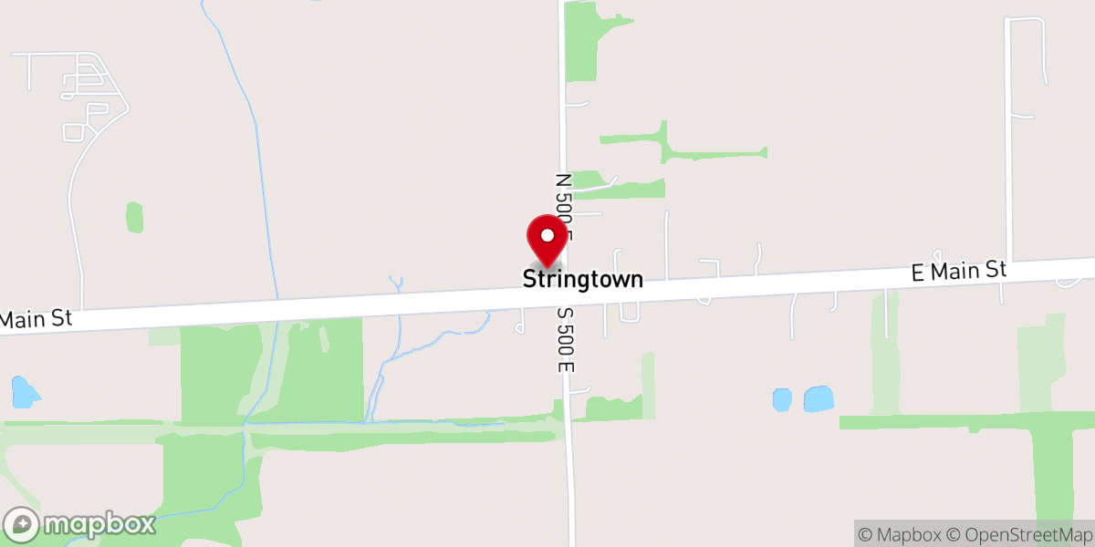 Map showing location of New Hope Church of the Nazarene