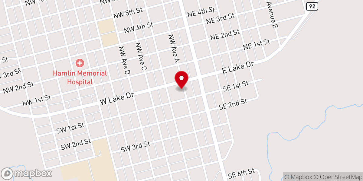 Map showing location of First Methodist Church