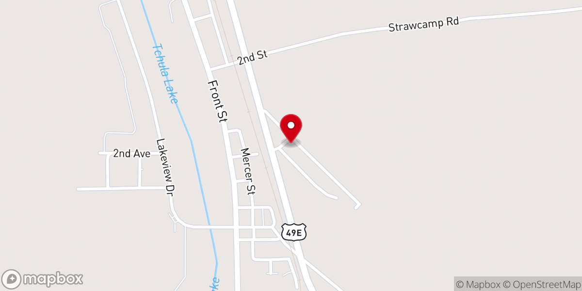 Map showing location of Mt Calvary Missionary Baptist Church