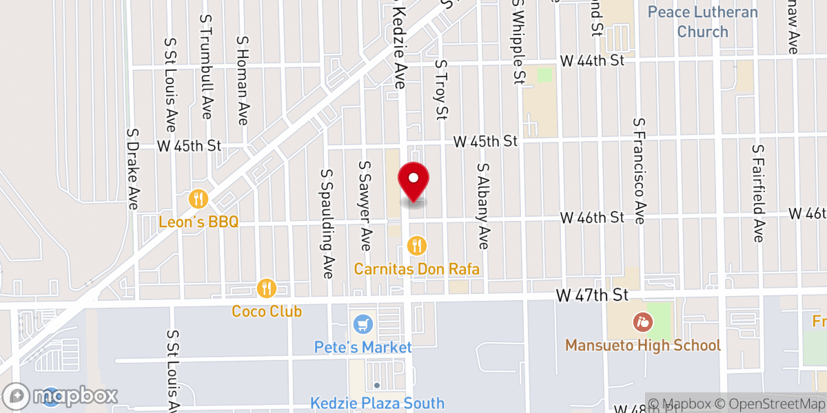 Map showing location of St Johns Polish National Church
