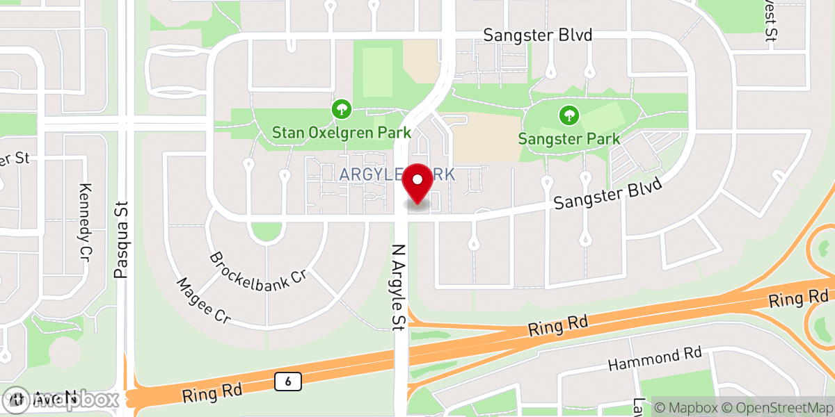 Map showing location of Northview Community Church