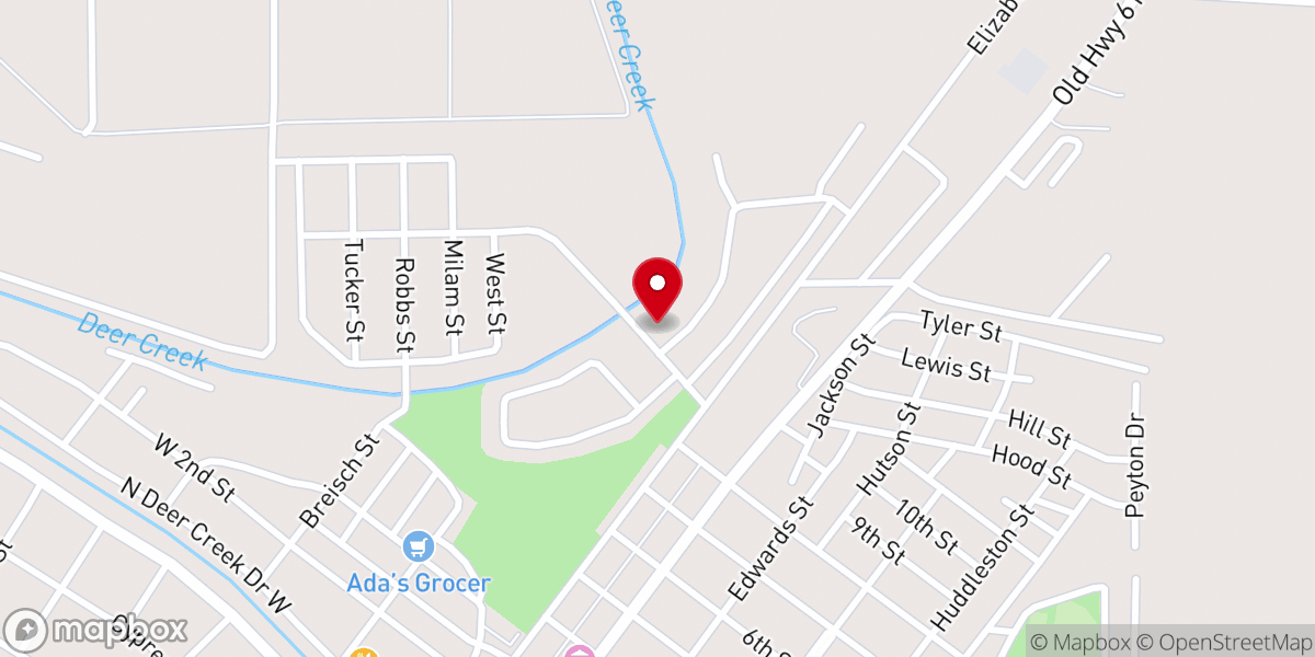 Map showing location of Pleasant Springs Baptist Church
