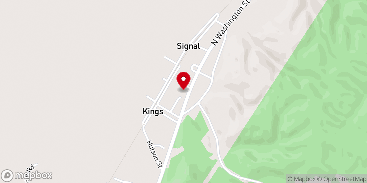 Map showing location of St Mark MB Church