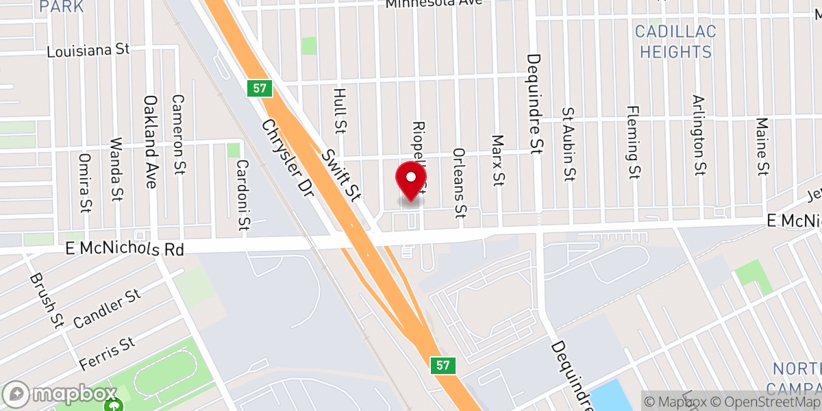 Map showing location of Power of Praise Holiness