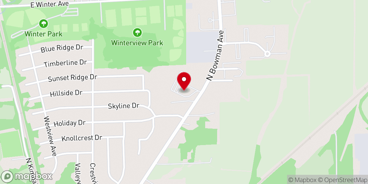 Map showing location of Immanuel Lutheran Church