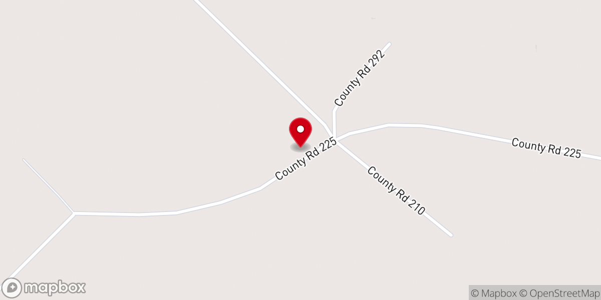 Map showing location of Hus School Encampment