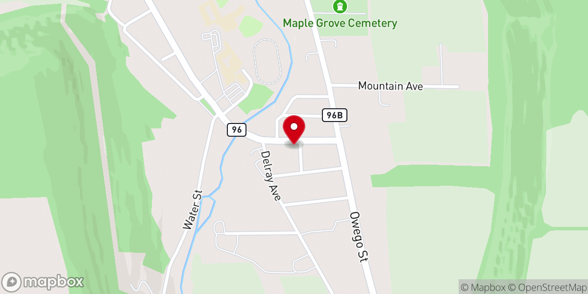 Map showing location of St Marks Episcopal Church