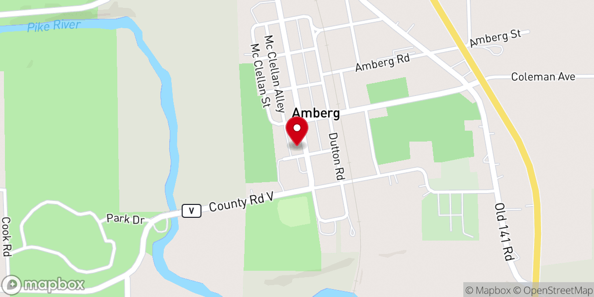 Map showing location of United Presbyterian Church
