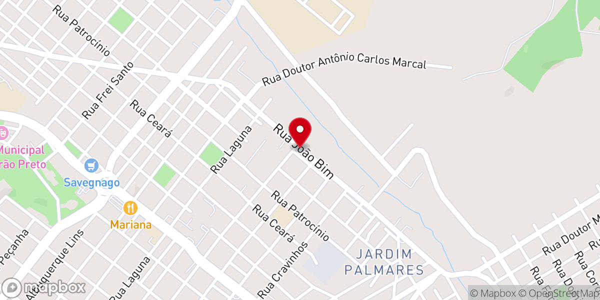 Map showing location of Paróquia Nossa Senhora de Nazaré