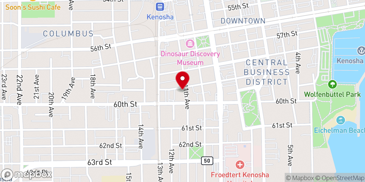 Map showing location of Holy Spirit Community Church