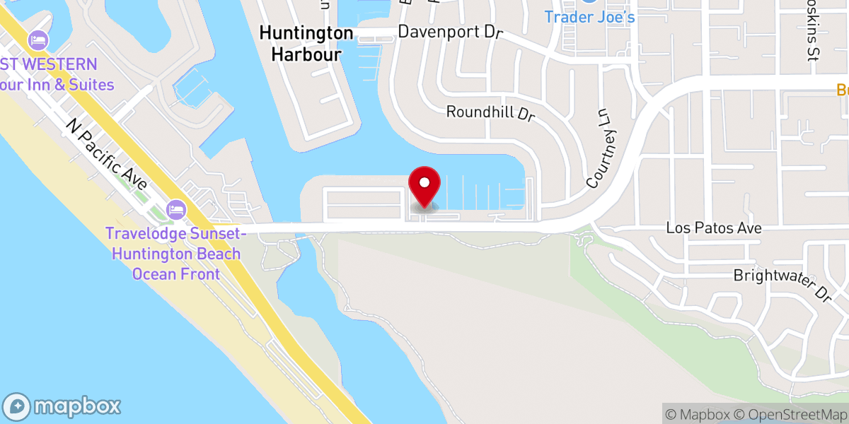 Map showing location of Calvary Chapel of the Harbour