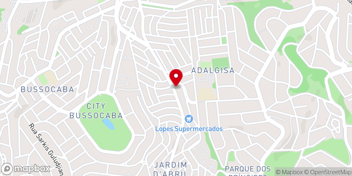 Map showing location of Igreja ApostÓLica Pentecostal Unidos Em Cristo