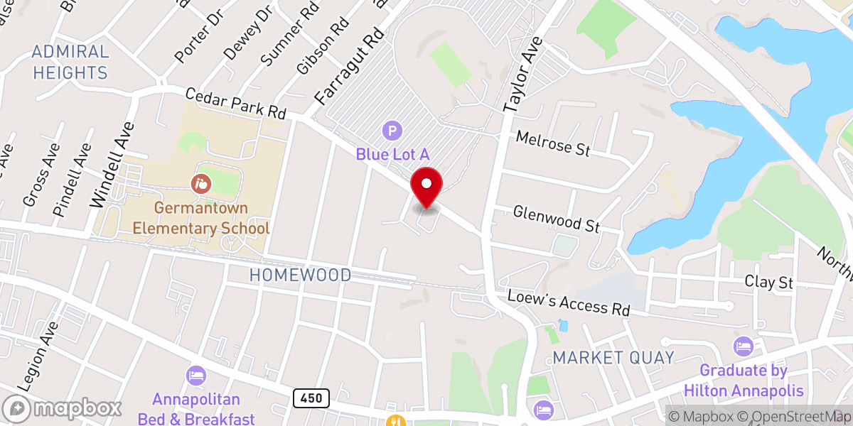 Map showing location of Iglesia Hispana Emmanuel