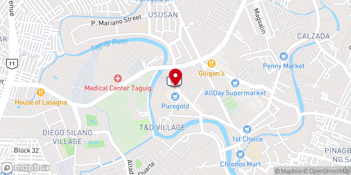 Map showing location of Mt. Zion Baptist Missions Philippines