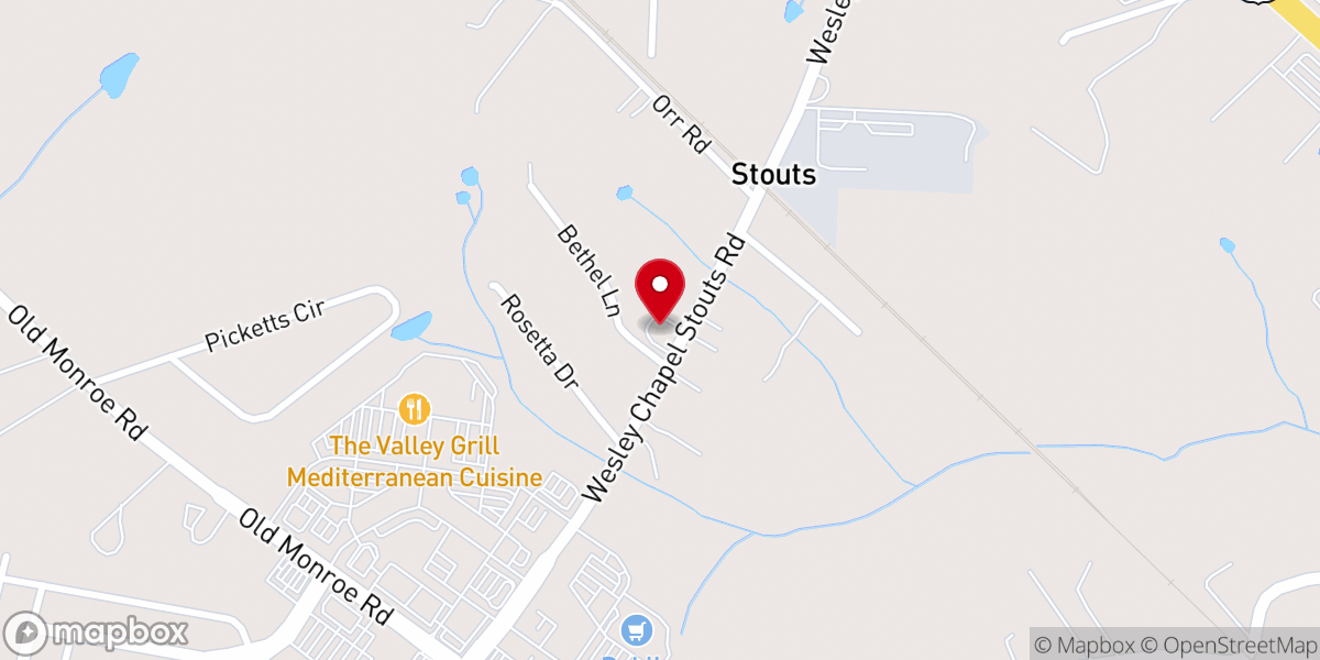 Map showing location of Freedom Community Church