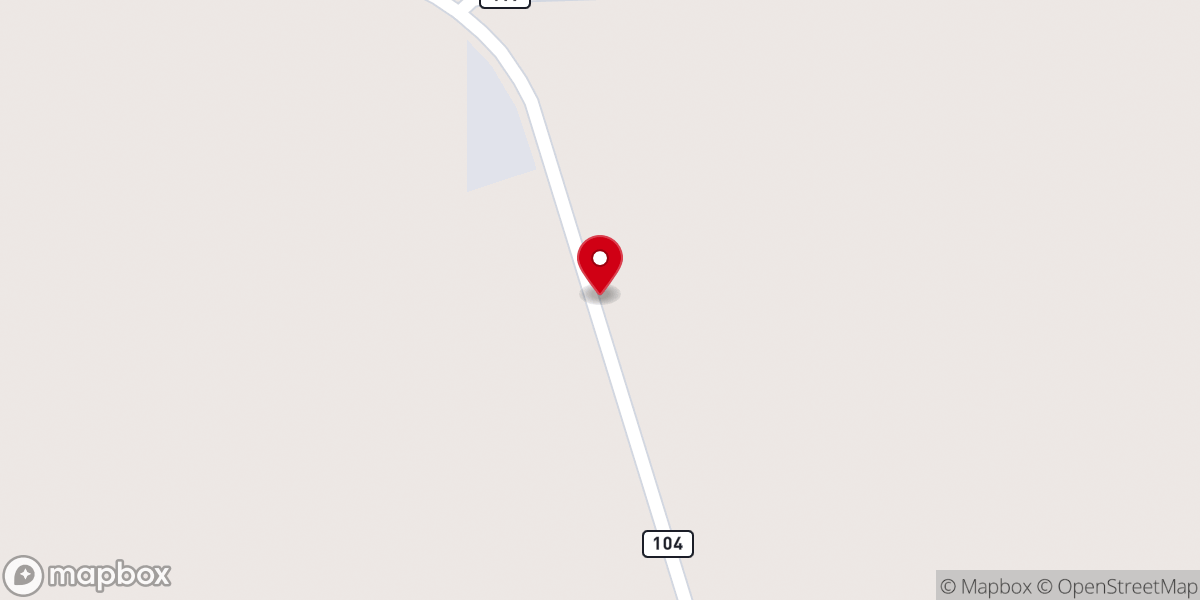 Map showing location of Canadian Escarpment Historical Marker