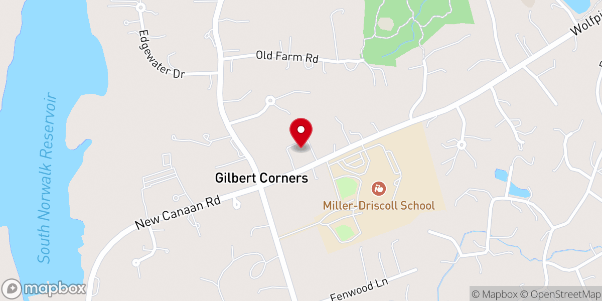Map showing location of Hope Church