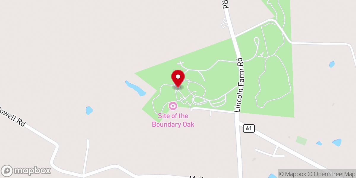 Map showing location of Memorial Building