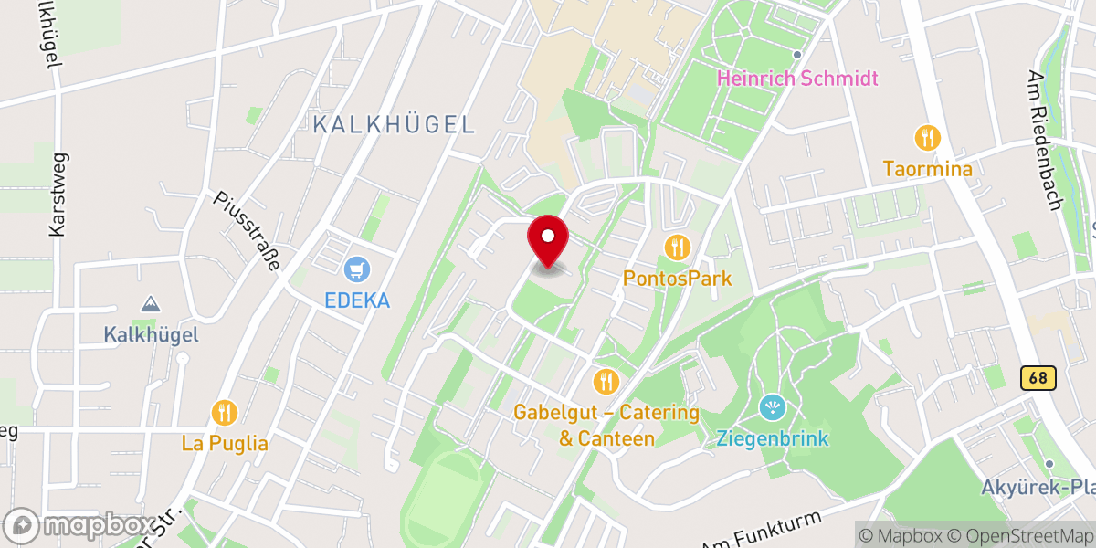 Map showing location of Christus Centrum Osnabrück e.V.