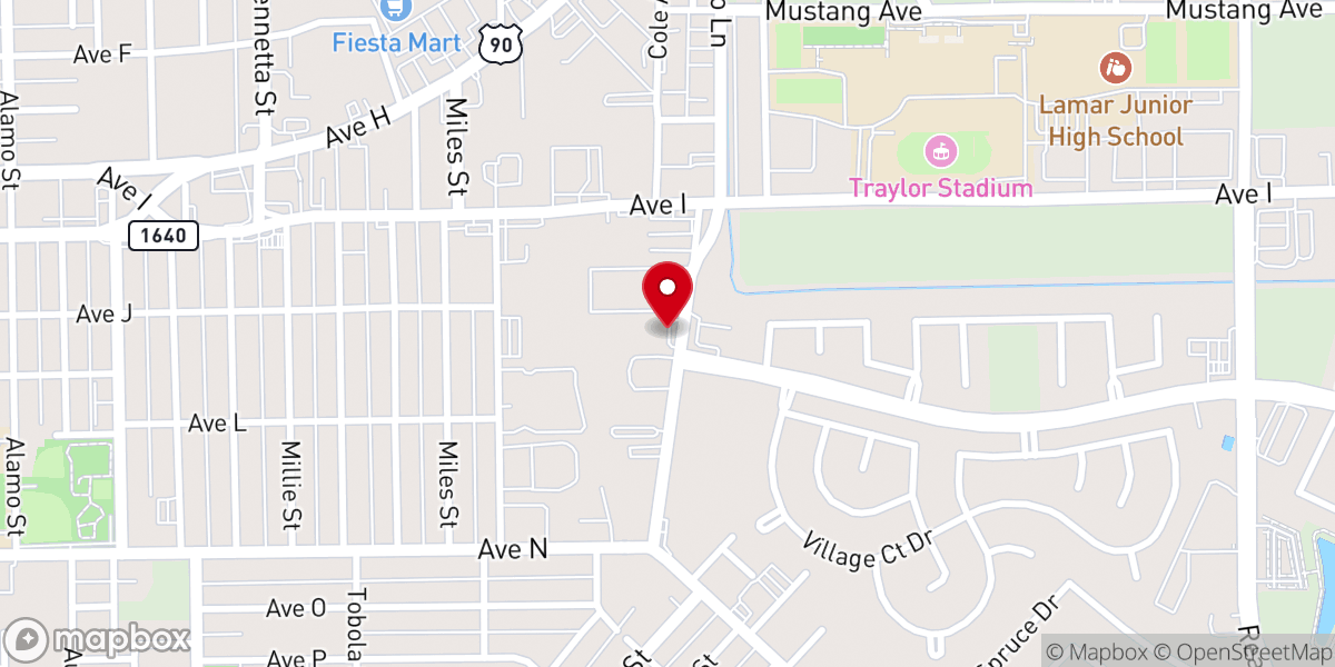 Map showing location of House of Praise Community Church