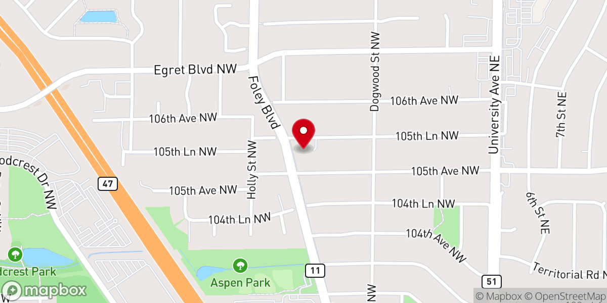 Map showing location of Answer In Jesus Church