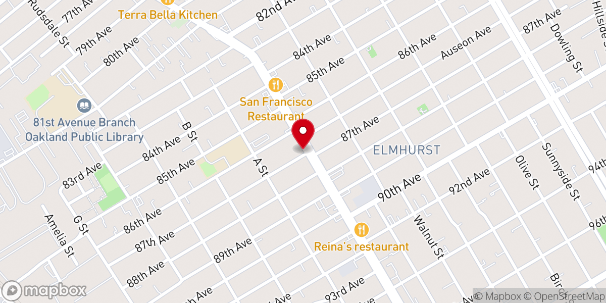 Map showing location of City of Refuge Tabernacle