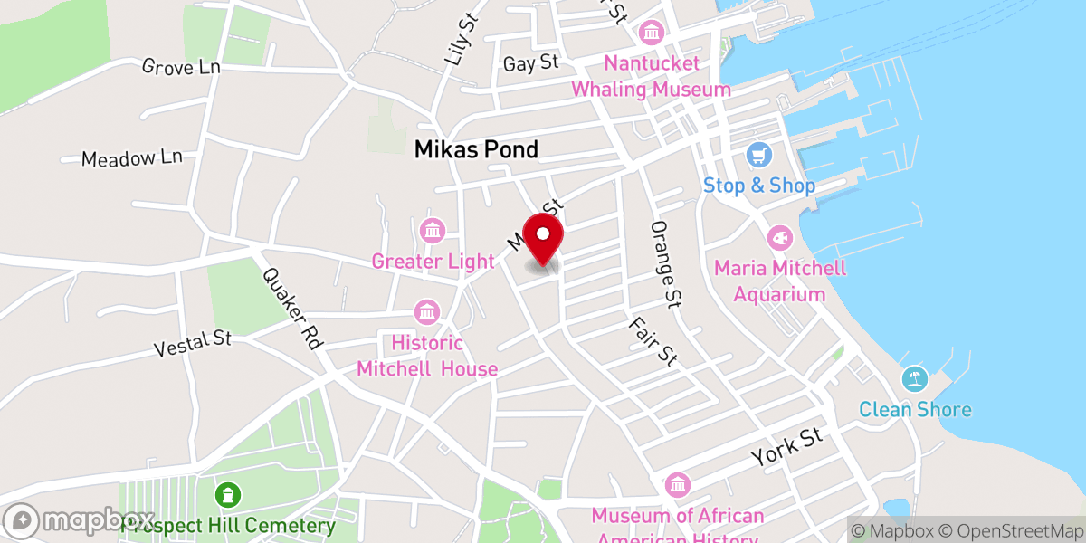Map showing location of Summer Street Church