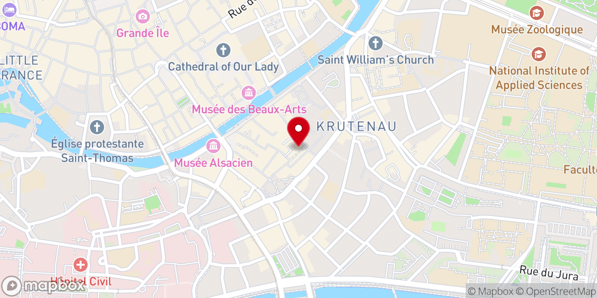 Map showing location of À l'ancienne chapelle