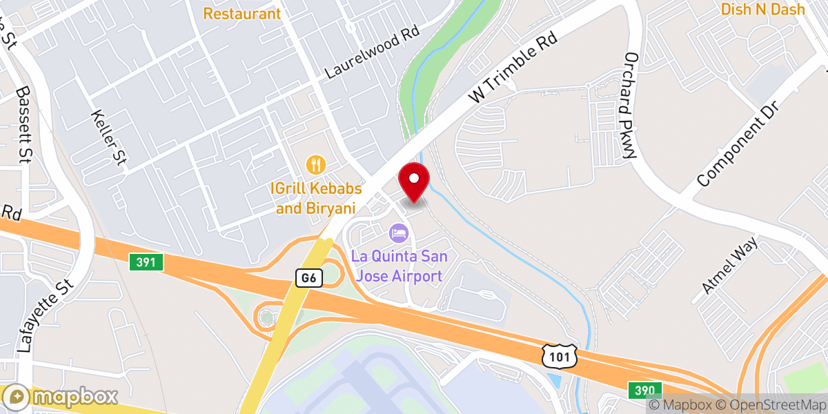 Map showing location of The Blessing Church Assemblies of God