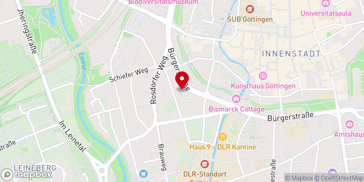 Map showing location of Evangelisch-Freikirchliche Gemeinde Göttingen