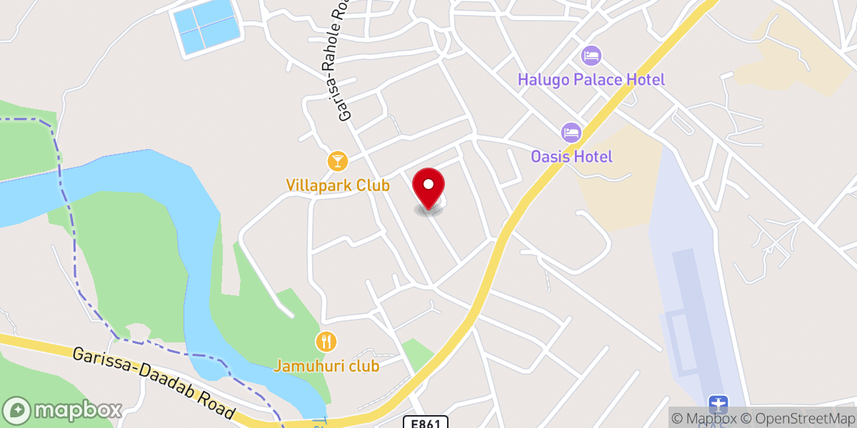 Map showing location of Redeemed Gospel Church - Thika Town