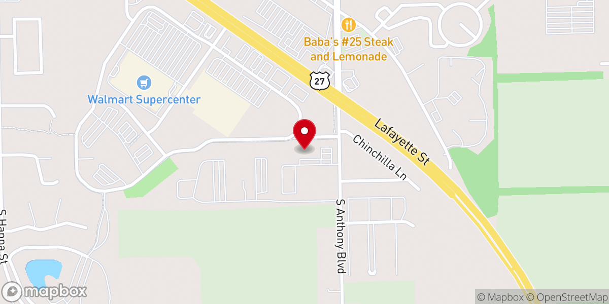 Map showing location of Come As You Are Community Church