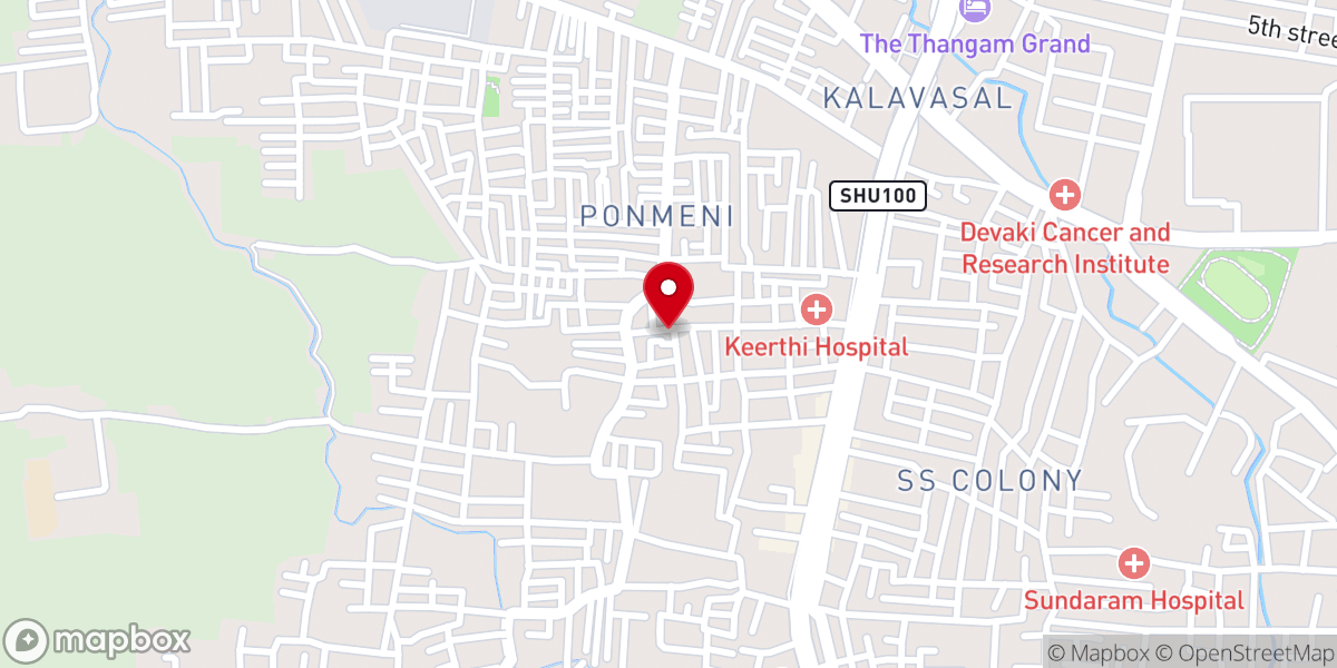 Map showing location of C.S.I Good Samaritan Church