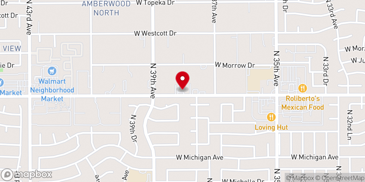 Map showing location of Church In the Wind