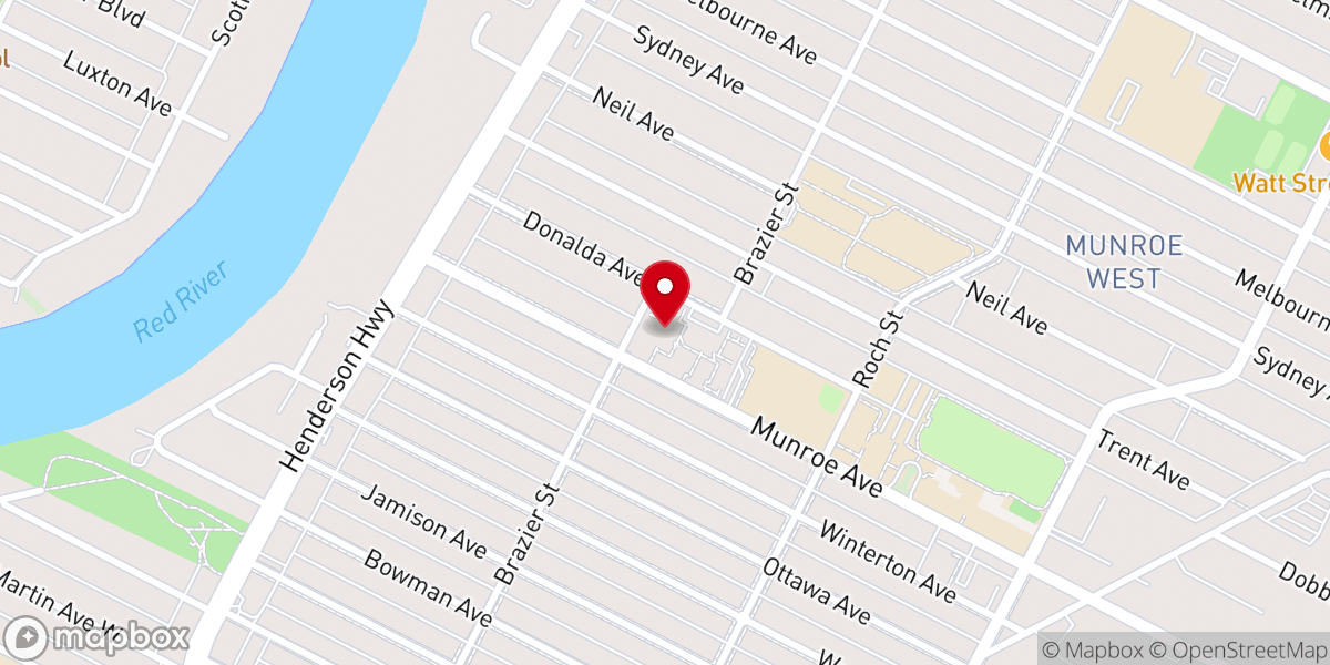 Map showing location of St. Alphonsus Roman Catholic Church